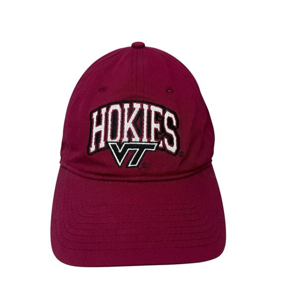Virginia Tech Hokies Hat Cap Maroon Strapback Adjustable NCAA Embroidered VT - Picture 1 of 10
